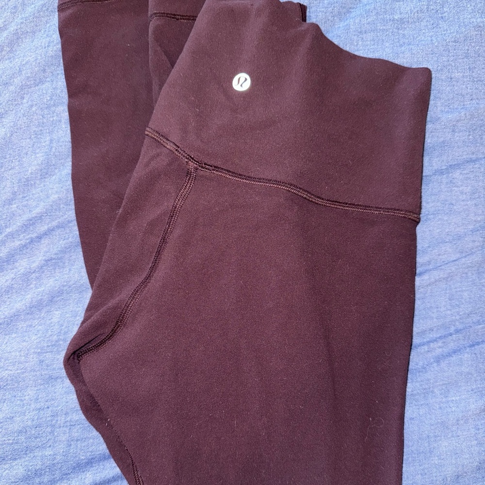 Purple lululemon align leggings
